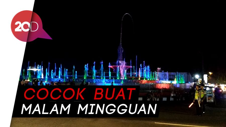 Aih Kerennya Air Pertunjukan Air Mancur Menari di Blitar