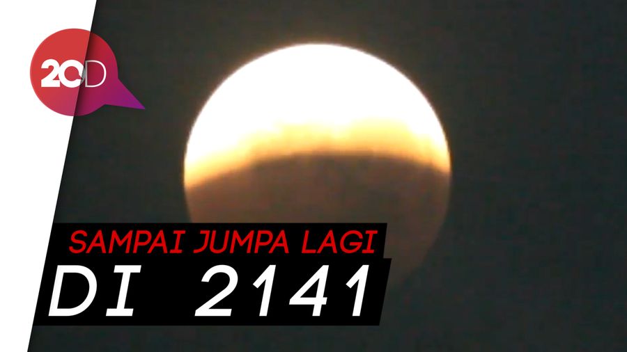 Gerhana Bulan Total Terlama Abad Ini Berangsur Usai