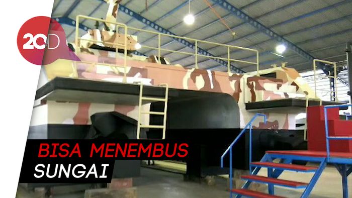 Keren! Tank Boat Pertama di Dunia Buatan RI 