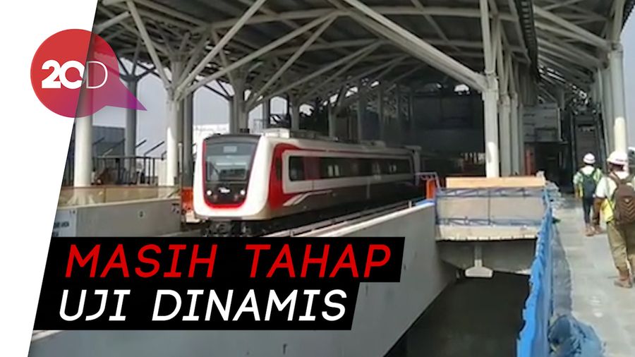 LRT Jakarta Mulai Melintas Kelapa Gading, Begini Penampakannya!