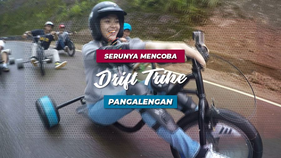 Menuruni Jalan Berkelok di Pangalengan dengan Drift Trike