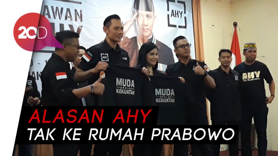 AHY Hadiri Deklarasi Pendukungnya Saat Pertemuan SBY-Prabowo