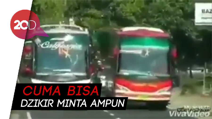 Begini Suara Hati Netizen Terhadap Aksi Nekat Bus Ngebut