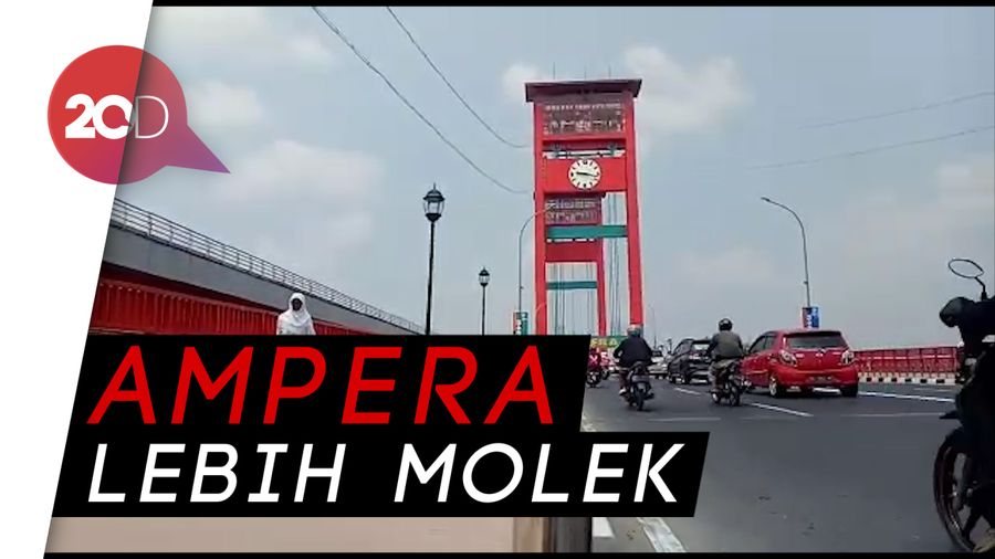 Jembatan Ampera Bling-bling, Bersolek Jelang Asian Games