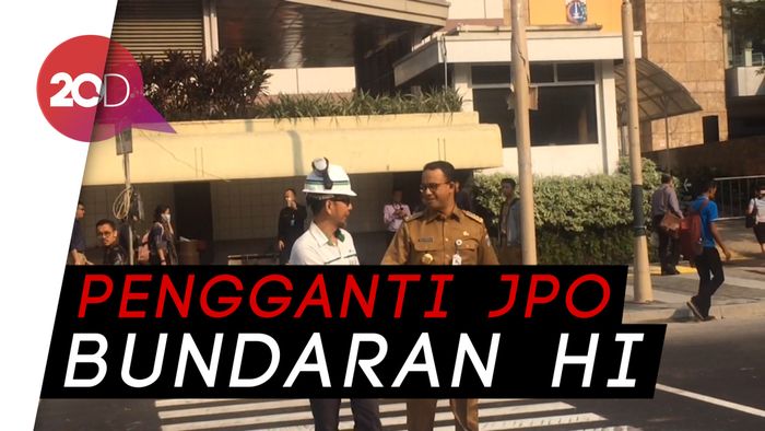 Pelican Crossing Bundaran HI Beroperasi, Lampu Belum Berfungsi