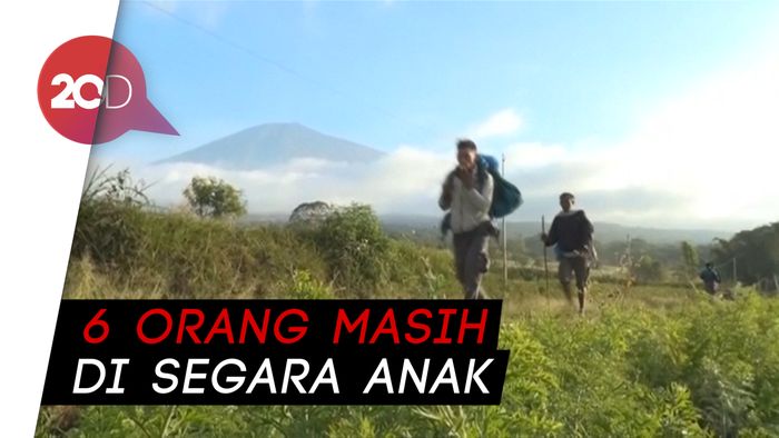 543 Pendaki Rinjani Turun Gunung Usai Diguncang Gempa