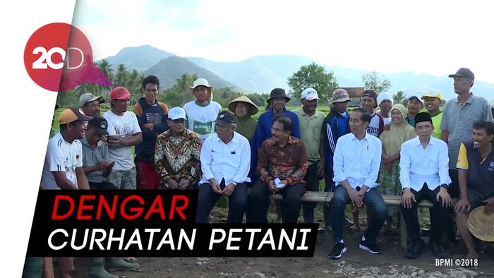 Blusukan Jokowi-TGB Temui Petani Sumbawa