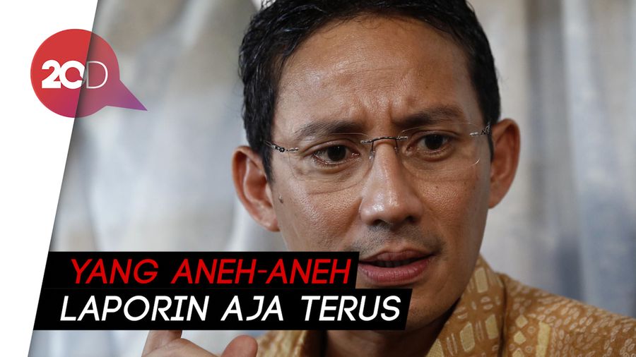Jalur Sepeda Terhalang Tiang, Sandi: Lapor Saja ke Medsos