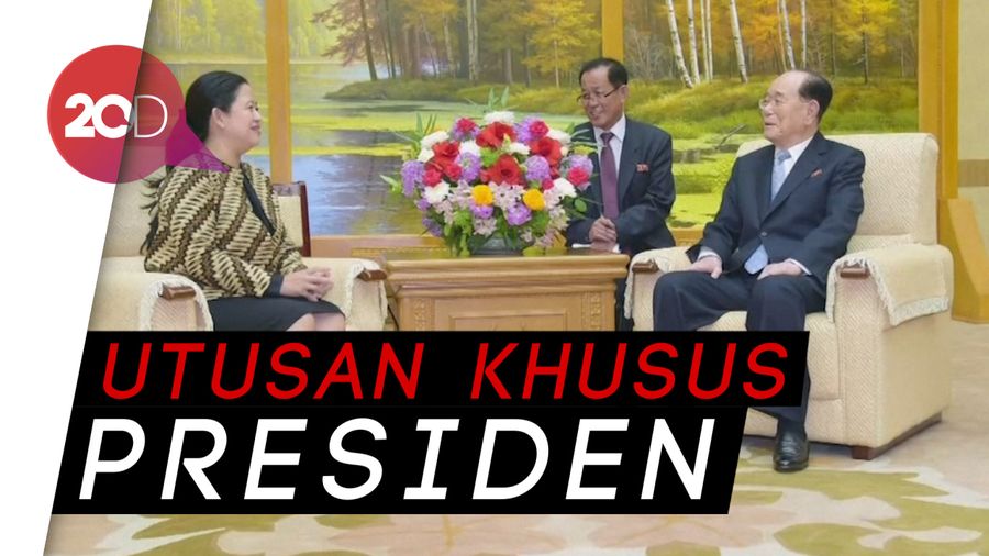 Puan Maharani Temui Kim Yong Nam