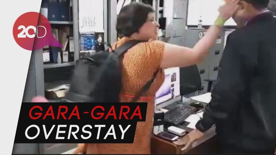 Turis Inggris Marah-marah dan Tampar Petugas Imigrasi di Ngurah Rai