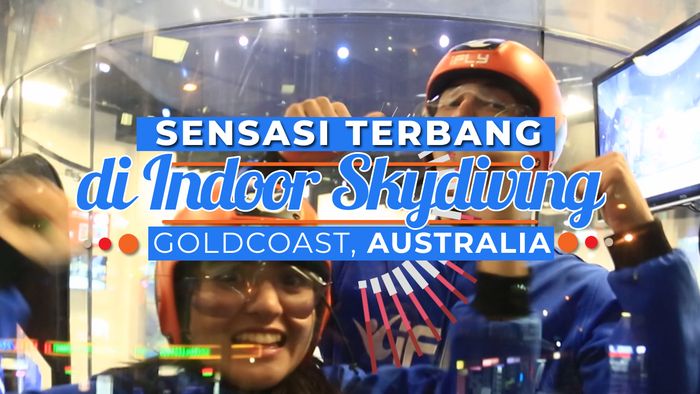 Sensasi Terjun Payung Indoor di iFly Gold Coast