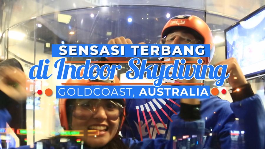 Sensasi Terjun Payung Indoor di iFly Gold Coast