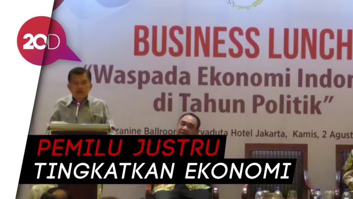 JK: Pemilu di Indonesia Tak Pernah Timbulkan Masalah Ekonomi