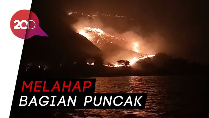 Gili Lawa Kebakaran, Begini Penampakannya