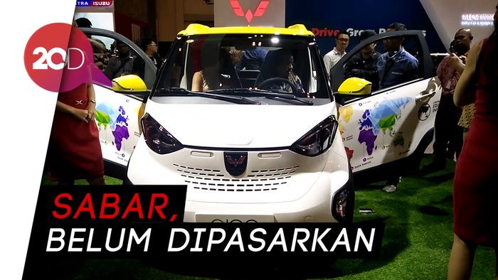 Simpel dan Imut, Mobil Listrik Wuling Curi Perhatian di GIIAS