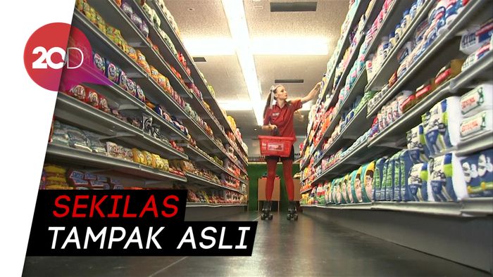 Unik! Minimarket Ini Jual Barang Palsu dari Kain Felt