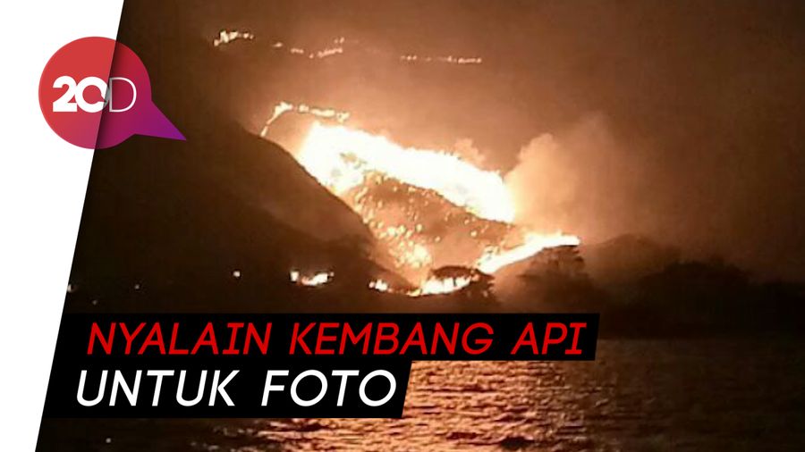 Benarkah Kebakaran Gili Lawa karena Ulah Wisatawan?