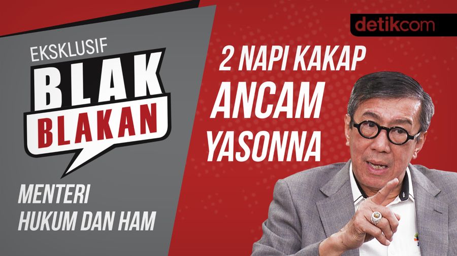 Blak-blakan Menkum HAM: 2 Napi Kakap Ancam Yasonna
