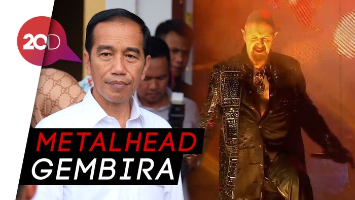 Judas Priest Undang Jokowi Tonton Konsernya Lewat Twitter
