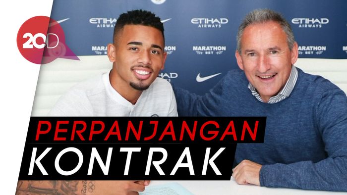 Kado Manis dari The Citizens untuk Gabriel Jesus