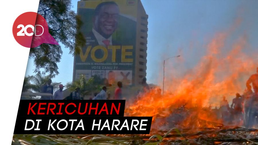 Kelam Usai Pemilu Pertama di Zimbabwe Kelam Usai Pemilu Pertama di Zimbabwe