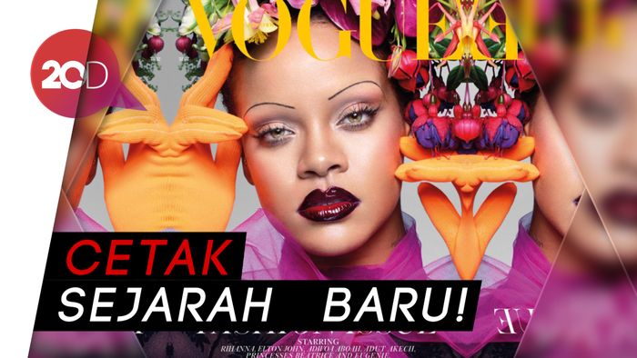 Rihanna Jadi Perempuan Berkulit Hitam di Sampul British Vogue