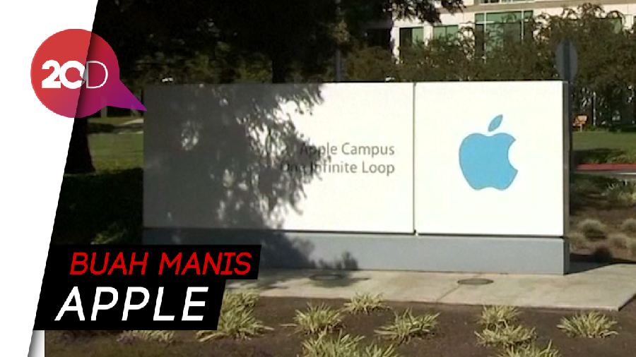 Top! Apple Jadi Perusahaan AS Pertama Senilai US$ 1 Triliun