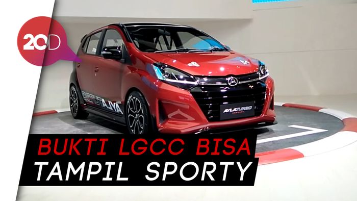 Daihatsu Ayla Turbo Tampil Garang di GIIAS 2018