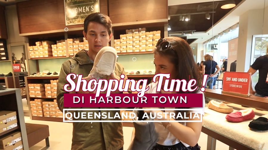 Shopping Time di Harbour Town, Queensland, Australia