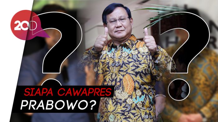 Cawapres Prabowo Sudah Mengerucut ke Dua Nama!