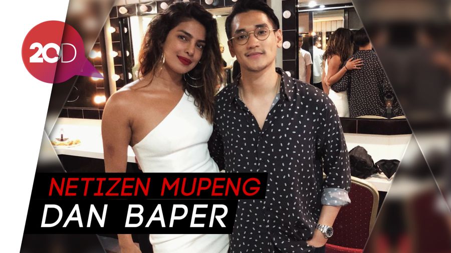 Foto Bareng Nick Jonas dan Priyanka Chopra, Afgan Bikin Iri!