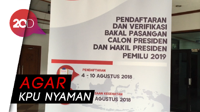 KPU Minta Paslon Daftar Pilpres Sebelum Injury Time
