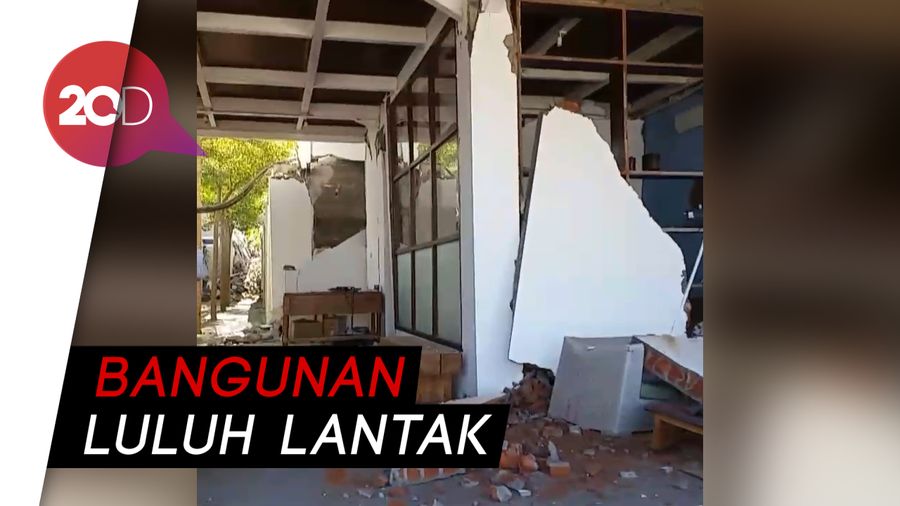 Surga di Lombok yang Porak Poranda Akibat Gempa