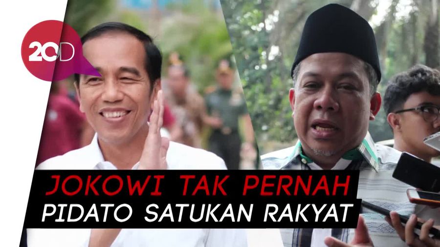 Soal Pidato Berantem Jokowi, Fahri: Adu Domba Rakyat Sendiri