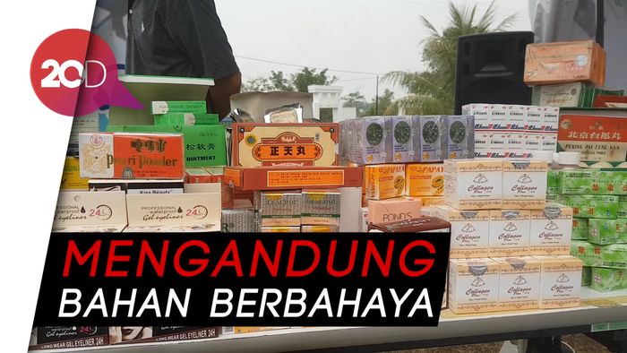 BPOM Bongkar Gudang Kosmetik Ilegal Senilai Rp 41 M