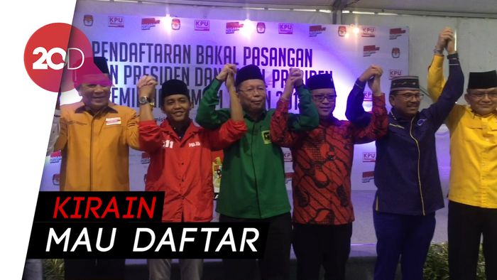 Datangi KPU, 9 Sekjen Partai Koalisi Jokowi Cuma Konsultasi