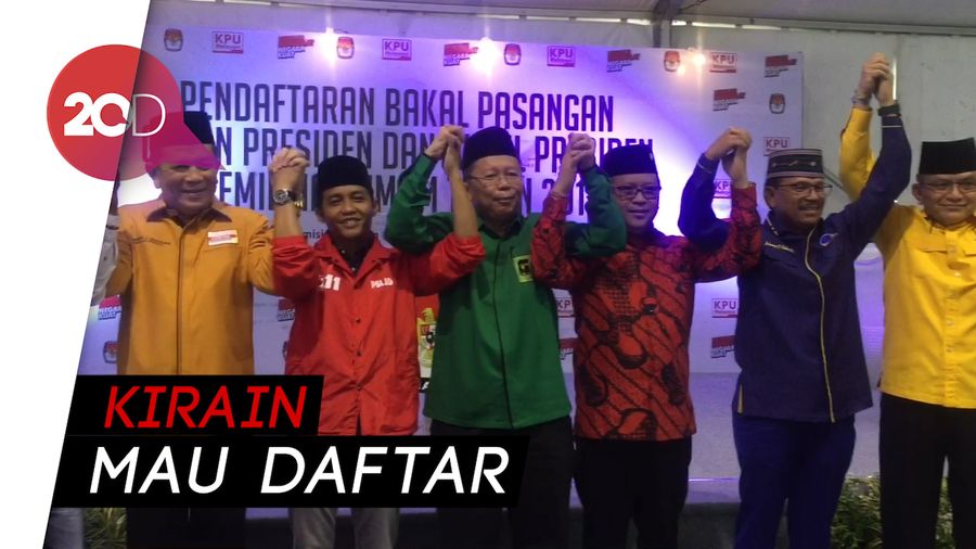 Datangi KPU, 9 Sekjen Partai Koalisi Jokowi Cuma Konsultasi