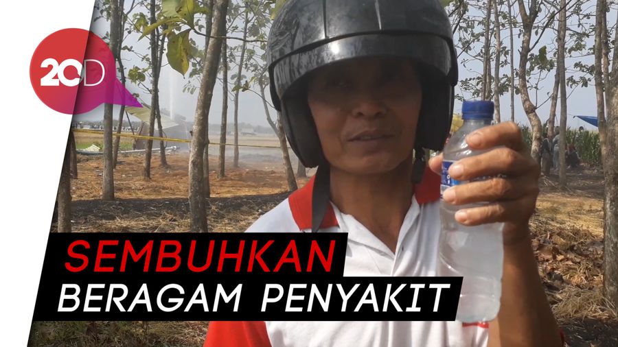 Heboh Gosip Semburan Air di Ngawi Berkhasiat Obat