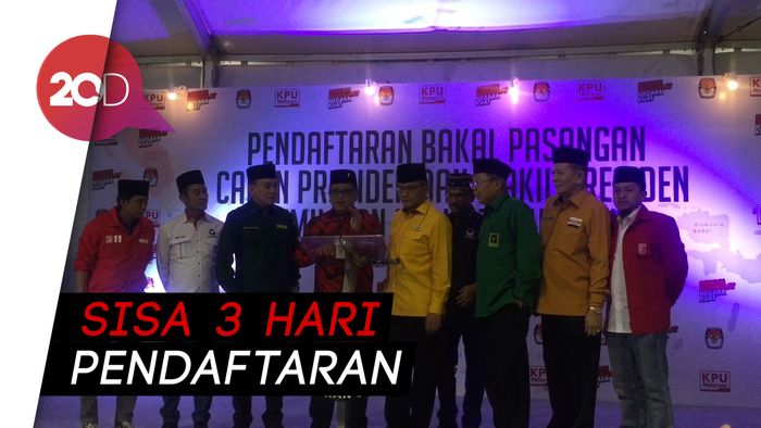 Kapan Koalisi Pendukung Daftarkan Jokowi Nyapres ke KPU?