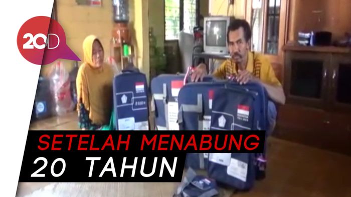 Kisah Pasutri Buruh Angkut dan Penjual Kembang Naik Haji