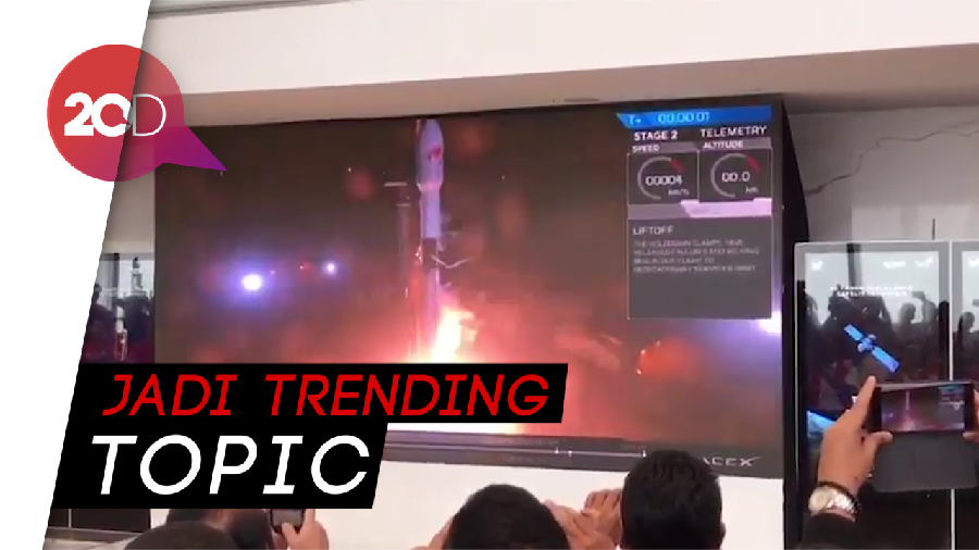 Satelit Resmi Meluncur, Twitter Dibanjiri #SatelitMerahPutih