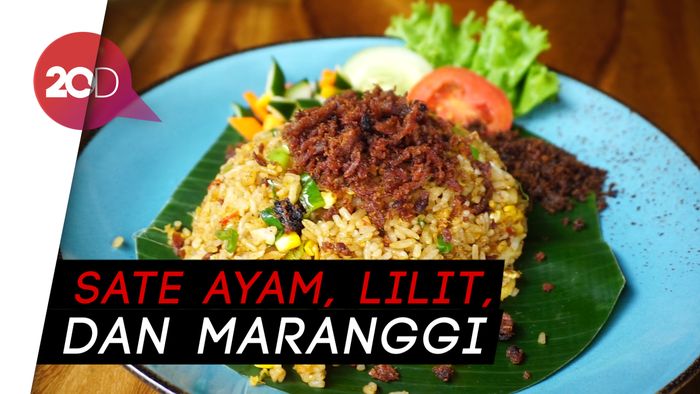 Sedap! Nasi Goreng Cakalang dengan 3 Jenis Sate