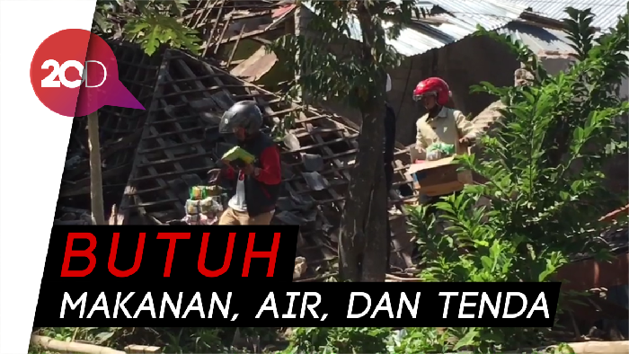 Tolong! Korban Gempa Dekat Pelabuhan Gili Butuh Bantuan
