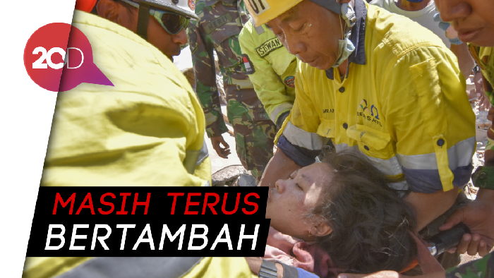 BNPB: Korban Tewas Gempa Lombok Jadi 131 Orang
