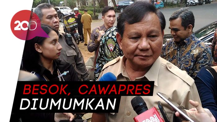 Prabowo akan Daftar Pilpres Usai Salat Jumat!