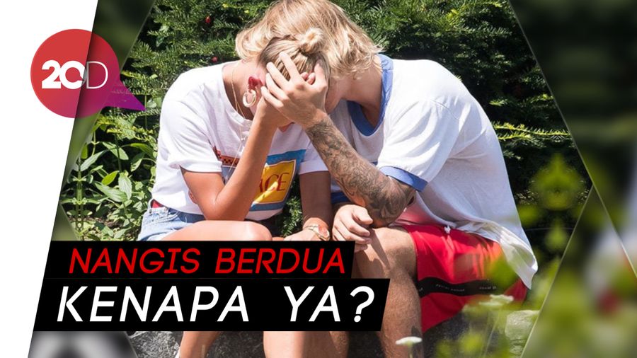 Waduh.. Siang-siang Justin Bieber dan Hailey Baldwin Nangis