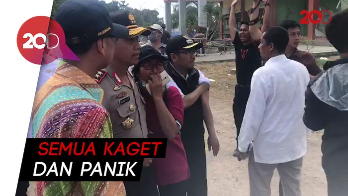 Gempa 6,2 SR Bubarkan Seremoni Penyerahan Bantuan