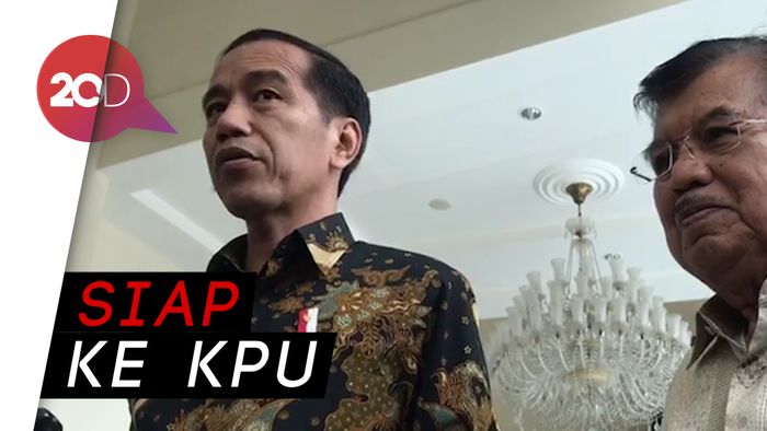 Jokowi Pastikan Daftar ke KPU Besok Pagi