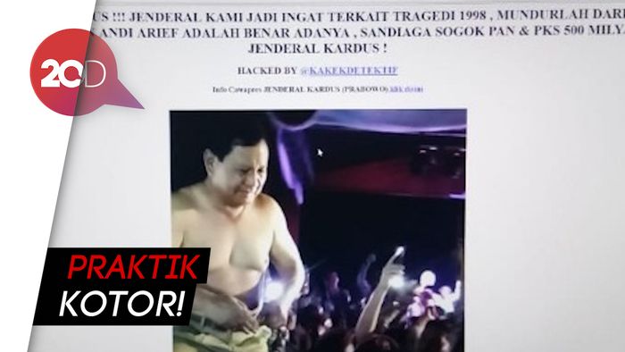 Panas Jenderal Kardus, Situs PKS Sempat Diretas