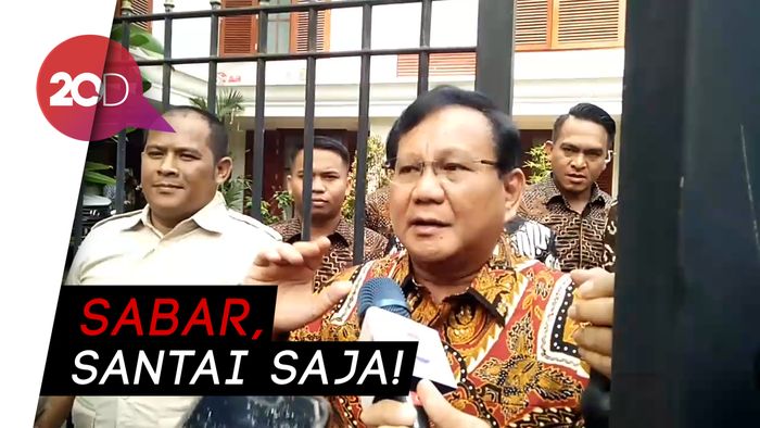Usai Temui SBY, Prabowo: Proses Masih Berlanjut